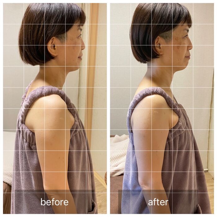 サロンの内観写真や施術の実例を展示